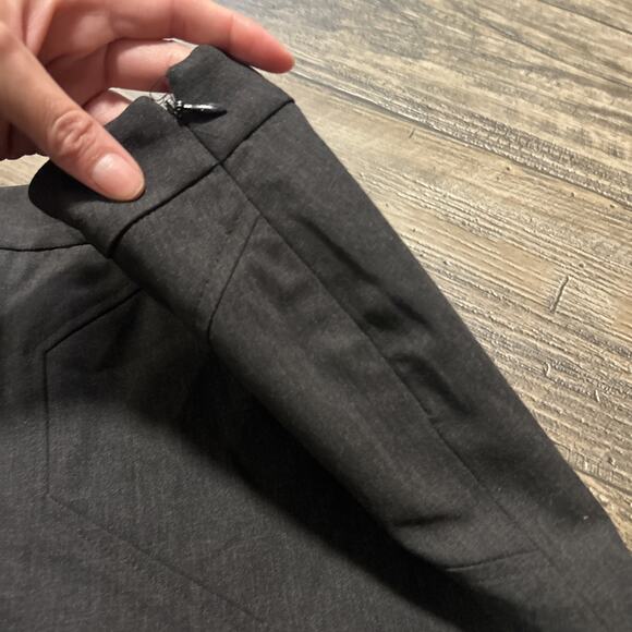 ST. JOHN Sport Wool Blend Midi Skirt Panel Gray Size 4 - Picture 5 of 8